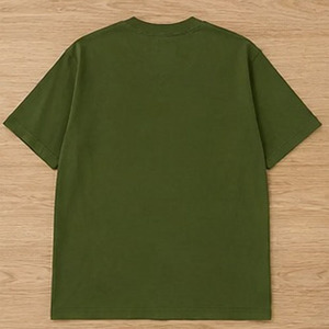 เสื้อยืดคอกลมสีพื้นเรียบง่าย แขนสั้น สวมใส่สบาย สไตล์สตรีทแฟชั่น ผ้าฝ้าย สำหรับผู้ชาย - Product Image 6