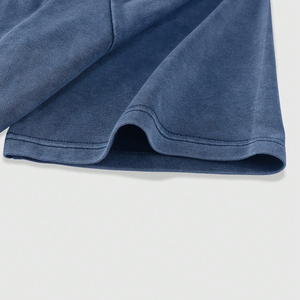 Camisetas de Felpa Francesa con Lavado Ácido Personalizadas para Hombre, Estilo Vintage, Oversize, Manga Corta, Streetwear, Lisas, para Gimnasio, al por Mayor - Product Image 4