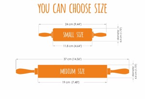 Designer Wooden Rolling Pin for Premium Baking Stylish Kitchen Tool Home Use Events Restaurants Hotels And Gifting Purpose Use - Product Image 3