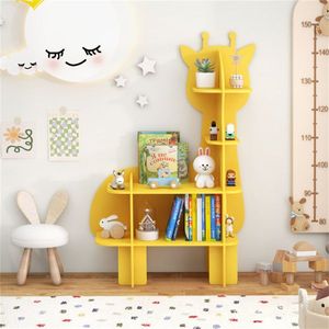 Scaffale portaoggetti aperto giallo per bambini e ragazzi - Product Image 3