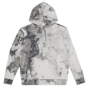 Sudadera con Capucha para Hombre, Estilo Acid Wash, 100% Algodón, Transpirable, Cómoda, Otoñal, Color Sólido, con Logotipo Personalizado - Product Image 5
