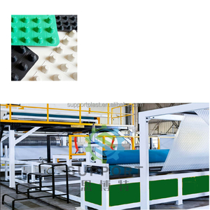 HDPE má lúm đồng tiền thoát nước tấm Máy làm <span class=keywords><strong>geomembrane</strong></span> nhựa đùn - Product Image 1