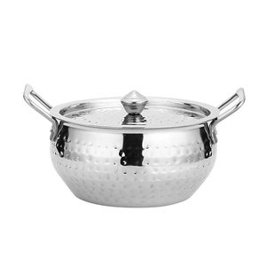 Juego de recipientes de acero inoxidable con asas, tapas aptas para alimentos, cuencos premium para cocinar y servir, diseño moderno, aptos para lavavajillas y horno, cacerola - Product Image 3