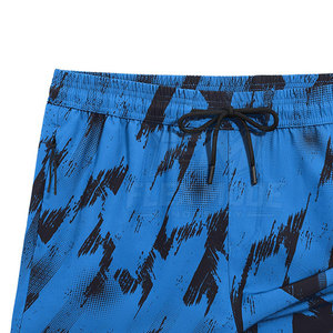 Shorts de sport décontractés pour hommes, confortables et sans coutures, avec cordon de serrage, tricotés, respirants, séchage rapide, écologiques, haute élasticité, personnalisables, pour activités sportives - Product Image 2
