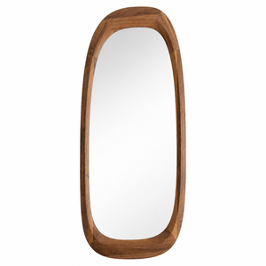 Miroir rectangulaire en bois écologique de qualité supérieure pour dressing, grand miroir décoratif en bois pour la décoration intérieure - Product Image 5