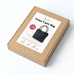 ชุดอุปกรณ์ทำกระเป๋าหนัง Bebox หนังเทียม 29x34x10 ซม. งานตัดแบบ Die Cut สำหรับงานฝีมือ DIY ของขวัญสำหรับผู้ใหญ่ แฟชั่นทันสมัย งานศิลปะและงานฝีมือ - Product Image 4
