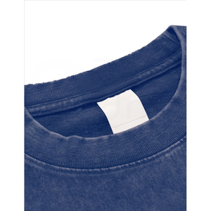 Camiseta de Algodón de Punto para Hombre, Color Sólido, Cuello Redondo, Manga Corta, Corte Regular, Estilo Casual - Product Image 4