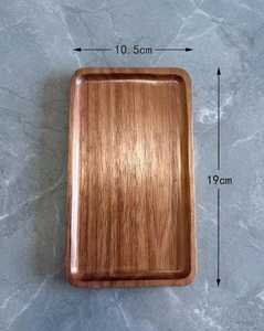 Plateau de service ovale en bois personnalisé pour fruits et café, plateau de présentation pour comptoir de cuisine - Product Image 1