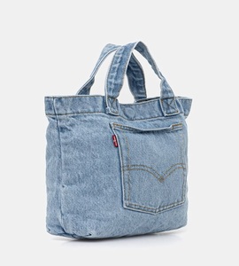 Large Capacity Denim <b>Tote</b> <b>Bag</b> Cotton Fabric Shoulder Handbag For Women Daily Shopping Casual Travel <b>School</b> Grocery Storage <b>Bag</b> - Product Image 5