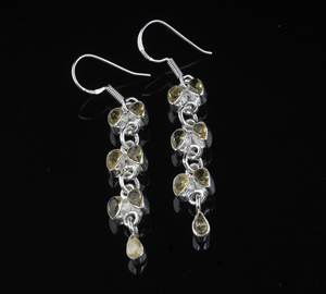 Natural Citrine <b>Earrings</b> 925 Sterling <b>Silver</b> Handmade Yellow Gemstone Jewelry Wholesale Real Citrine <b>Stud</b> & Dangle <b>Earrings</b> - Product Image 4