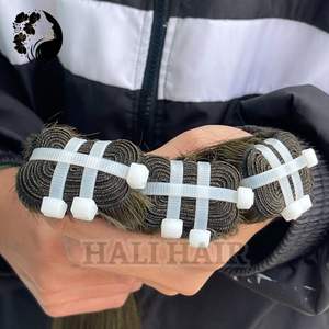 Extensiones de cabello humano liso de trama Remy de origen vietnamita 100%, extremos dibujados individuales con brillo Natural, OEM/ODM aceptado de Hali Hair - Product Image 5