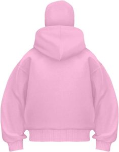 Custom Embroidered Half-Zip Oversized Velour Balaclava Hoodie 100% Cotton Winter Fleece <b>Jacket</b> Face Cover Pocket Eco-friendly - Product Image 2