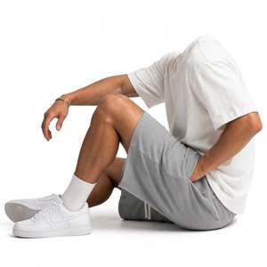 <b>Mens</b> Double Waist <b>Black</b> Bermuda Sweat Casual Baggy <b>Shorts</b> With Drawstring Double Layer Waist <b>Shorts</b> Casual Gym <b>Short</b> For <b>Mens</b> - Product Image 5