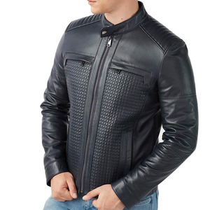 Luxury Men <b>Real</b> <b>Leather</b> <b>Jacket</b> with Classic Collar & Modern Street Fashion Trendy Streetwear Premium Quality <b>Leather</b> <b>Jacket</b> - Product Image 1