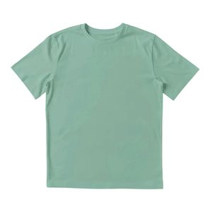 Camiseta de Manga Corta con Cuello Redondo de Color Sólido de Calidad para Hombre, Poliéster/Algodón, Ecológica, Transpirable, Informal, para Uso Diario - Product Image 4