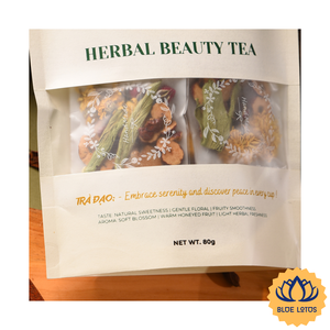 [MEJOR CALIFICADO] Té de Hierbas de Flor de Loto Azul en Bolsitas Piramidales, Mezcla Premium de Frutas y Flores para Suministro a Cafeterías y Hoteles, Vietnam Giang - Product Image 1