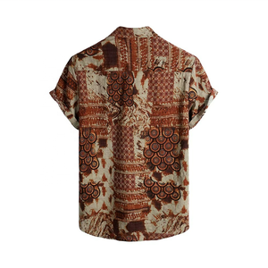 Mens Wholesale Customized Printed <b>Button</b> up Hawaii Beach Summer <b>Shirts</b> Mens Casual Hawaiian <b>Shirts</b> - Product Image 5