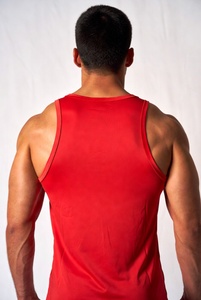 Nouveau service PrivateOEM : vêtements de fitness sur mesure, couleur personnalisée, débardeur respirant 100% coton, sans manches. - Product Image 2