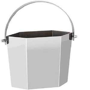 Cubo Enfriador de Vino de Acero Inoxidable de Lujo con Forma Hexagonal, Ideal para Hoteles, Bares, Pubs y Fiestas - Product Image 1