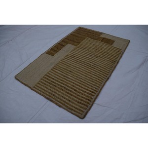 Wholesale Customizable Modern Striped Jute Area Rug Rectangle Flat Weave Non Slip Living Room Decor - Product Image 1
