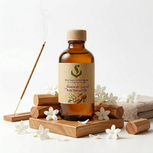Aceite de Masaje de Jazmín y Sándalo para el Cuidado Corporal, Terapia de Relajación, Uso Profesional en Spa y Uso Personal - Product Image 2