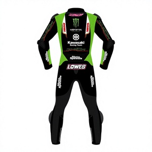ชุดแข่งรถมอเตอร์ไซค์ Alex Lowes WSBK หนังวัว/หนังจิงโจ้ สำหรับขับขี่/แข่งรถ ยี่ห้อ Rawasaki ระดับ CE Level 2 - Product Image 2