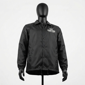 Lightweight Sporty Breathable Front Logo <b>Reversible</b> Coach <b>Jacket</b> Eco-Friendly Coach <b>Jacket</b> <b>Men</b> - Product Image 6