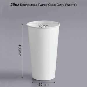 ถ้วยกระดาษไอศกรีมขนาดเล็กคุณภาพดีจากมาเลเซีย 3.5 ออนซ์ สีขาว สำหรับใส่ของหวาน เหมาะสำหรับร้านอาหาร งานจัดเลี้ยง และงานอีเว้นท์ - Product Image 6
