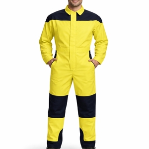 Combinaison de travail haute visibilité pour hommes, vêtements de travail industriels, uniforme durable et protecteur, coupe confortable, uniforme de travail moderne - Product Image 2