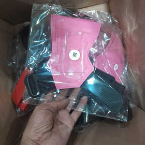 Empuñaduras de silicona para gimnasio, correas de elevación con almohadilla para la palma de la muñeca, almohadillas de agarre de goma para levantamiento de pesas - Product Image 2