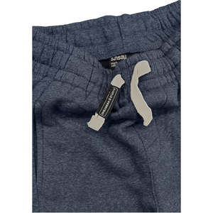 <b>Men's</b> Blue Knitted Sweatpants Elastic Waist Drawstring Casual <b>Joggers</b> Midweight Cotton Pants Autumn Style - Product Image 3
