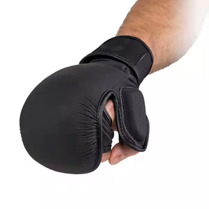Gants de combat MMA de haute qualité 4oz, demi-doigts, pour boxe et grappling, gants de combat MMA pour grappling et kickboxing - Product Image 5