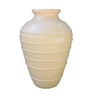 Macetas de Jardín Modernas y Lujosas KNT, Nuevas y Más Vendidas, de FRP Marrón Irrompible, Acabado Rústico, Macetas para Plantas, Decoración para el Hogar - Product Image 1