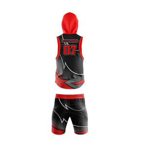 Impression personnalisée de numéros et de noms sur uniforme 7 sur 7 disponible en couleurs unies, uniforme de football américain le plus vendu - Product Image 3