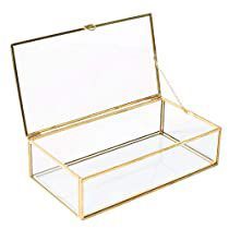 Customized Glass Storage <b>Box</b> With Metal Frame For Jewelry Organizers And Decorative Display Use - Product Image 2