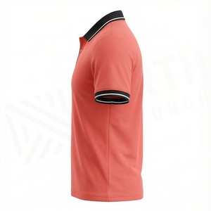 Polo de Golf Personalizado con Logotipo Bordado, Mezcla de Algodón y Poliéster, Estampado, Unisex, Tallas Grandes, Transpirable, Color Personalizado - Product Image 3