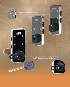 RL9046B 4-Digit Mechanical Cabinet <b>Lock</b> with Master <b>Key</b> for Commercial Lockers and Storage Units - Product Image 2
