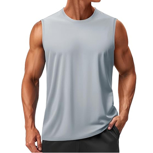 Ropa Deportiva de Fisicoculturismo al por Mayor, 95% Algodón, 5% Elastano, Chaleco de Gimnasio para Hombre, Camisetas sin Mangas de Verano - Product Image 6