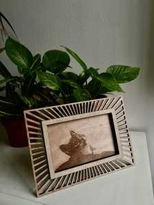 Modern Wooden Photo <b>Frame</b> Elegant Picture <b>Frame</b> Natural Wood Display <b>Frame</b> Office Desk <b>Frame</b> <b>Wall</b> Hanging Photo <b>Frame</b> - Product Image 2