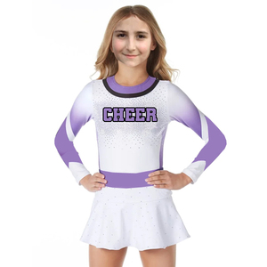 Conjuntos de Animadoras Personalizados para Adultos, Tops Cortos Negros y Amarillos, Pantalones Cortos Deportivos, Uniformes Sublimados, Ropa de Práctica con Pedrería - Product Image 1