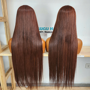 Super Double Drawn Virgin Vietnamese Hair Long Lace Front Transparent Glueless <b>Wig</b> Density 250 - Product Image 4