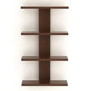 Juego de Estantes Flotantes de Madera Maciza de 5 Niveles, Estantes de Madera Montados en la Pared para Almacenamiento y Decoración del Hogar - Product Image 6