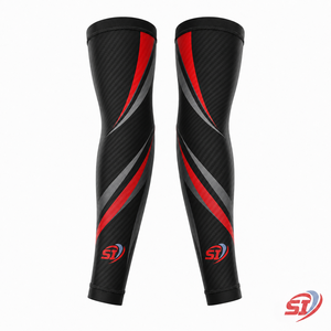 Manchons de compression personnalisés en soie glacée pour hommes, pour le cyclisme, pour adolescents, rafraîchissants, protection UV, antidérapants, séchage rapide, vente en gros OEM - Product Image 6