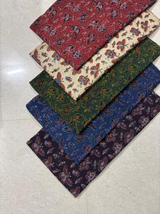 Jaipur Moda Anaya I Multicolor Ajrakh Cotton <b>Fabric</b> Hand Block Printed Paisley Pattern Medium <b>Weight</b> for Garments Crafts Decor - Product Image 1