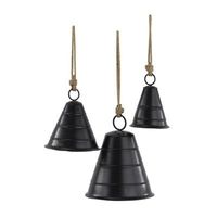 Ornement de cloche de Noël en laiton en forme d'oiseau, décoration artisanale traditionnelle