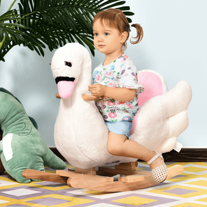 Cavallo a dondolo in legno per bambini - Product Image 1