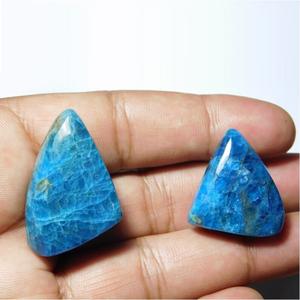 Apatita neón natural multiforma, cabujón de apatita azul, piedra preciosa para la fabricación de joyas, piedra suelta al por mayor - Product Image 6