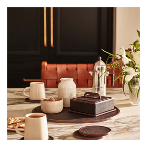 Posavasos de Madera de Lujo para Tazas de Té/Café con Grabado Láser Personalizado, Diseño Minimalista Hecho a Mano para Bodas, al Mejor Precio - Product Image 5