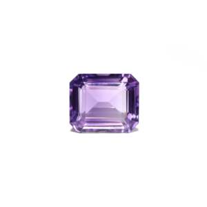 Loose Amethyst Gemstone 11.45 Carat Triangle Heart Oval Trillion Cut 6mm for Fine Jewelry - Product Image 1