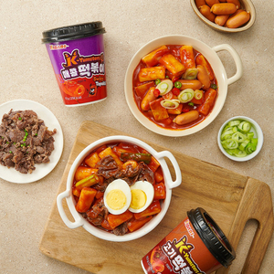 [KIDARIFOODS] KIDARI K-Yumsters Tteokbokki instantané en tasse, gâteau de riz épicé sucré saveur bœuf, collation coréenne - Product Image 2
